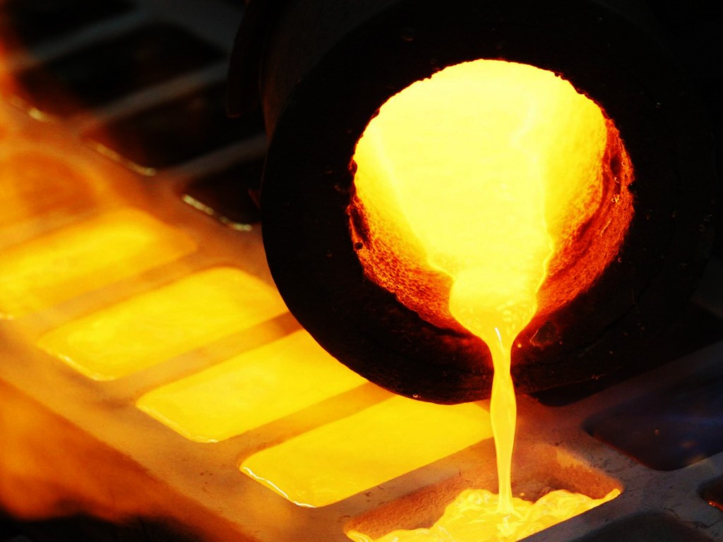 gold-smelting